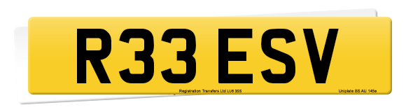 Registration number R33 ESV